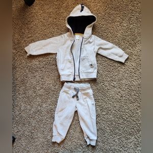 Toddler Dinosaur Zip Up Hoodie Set Size 2T